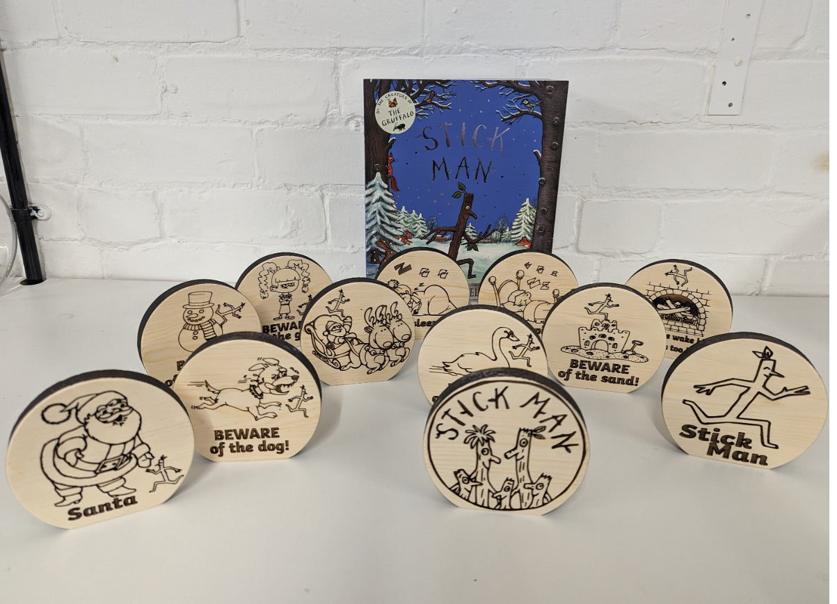 Wooden Story Sack - Inspired by the Stick Man Story