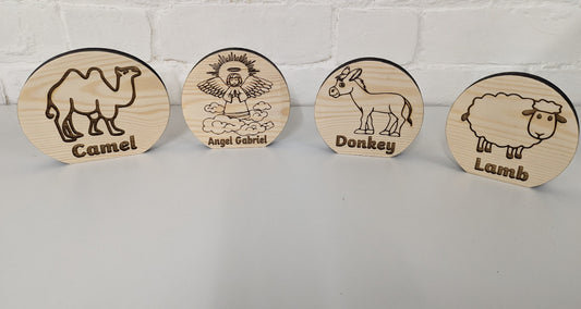 Christmas Nativity Wooden Play Set – Natural Storytelling for Curious Little Hearts