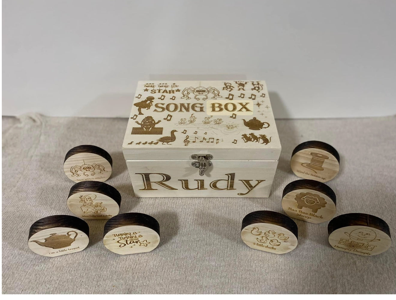 Personalised Wooden Song Box – A Treasure Chest of Tunes and Memories