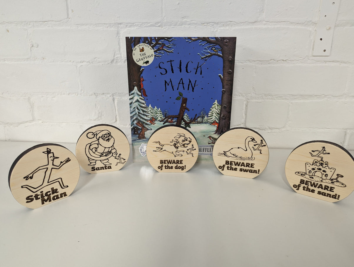 Wooden Story Sack - Inspired by the Stick Man Story
