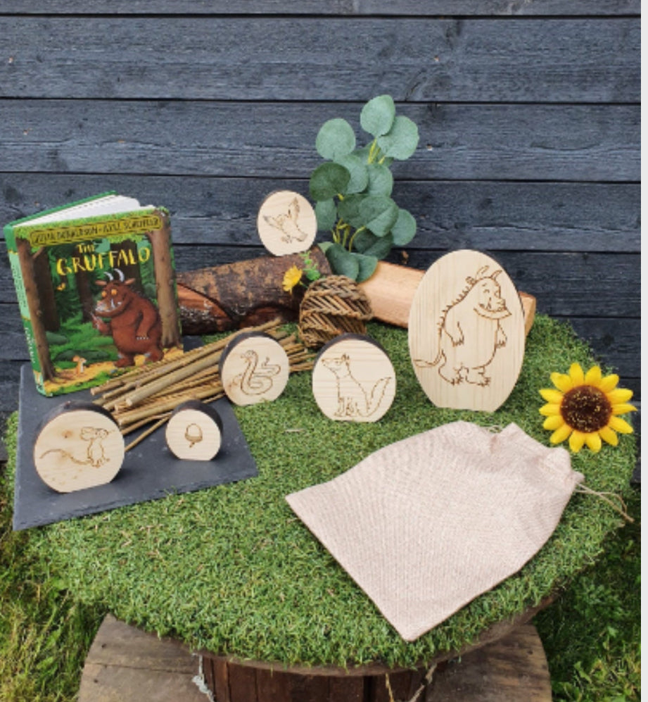 Wooden Story Sack - Inspired by The Gruffalo Story
