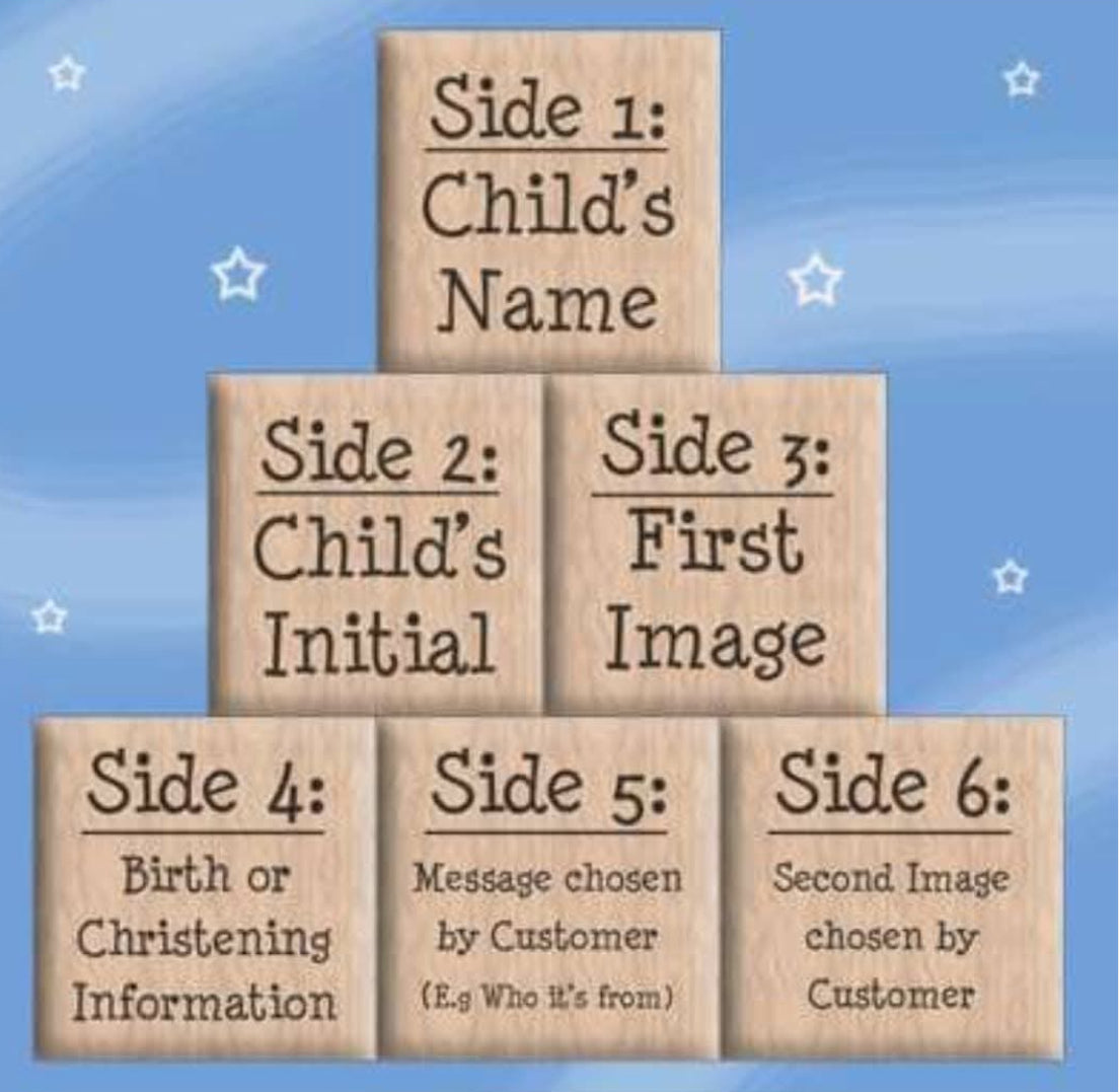 Personalised Wooden Baby Block – A Treasured Keepsake for Life