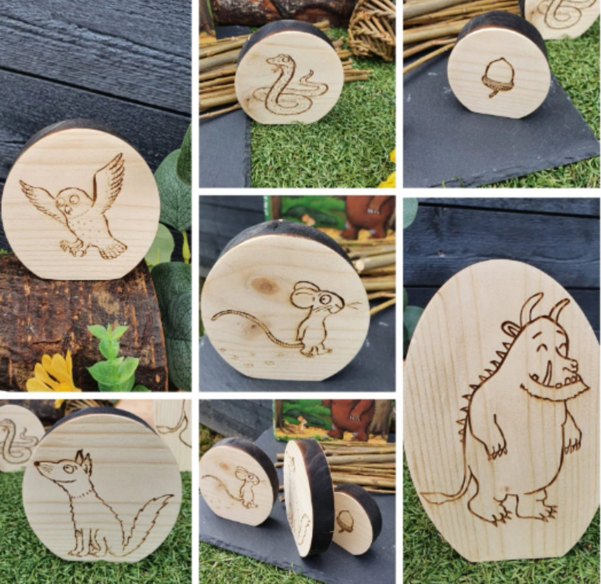Wooden Story Sack - Inspired by The Gruffalo Story