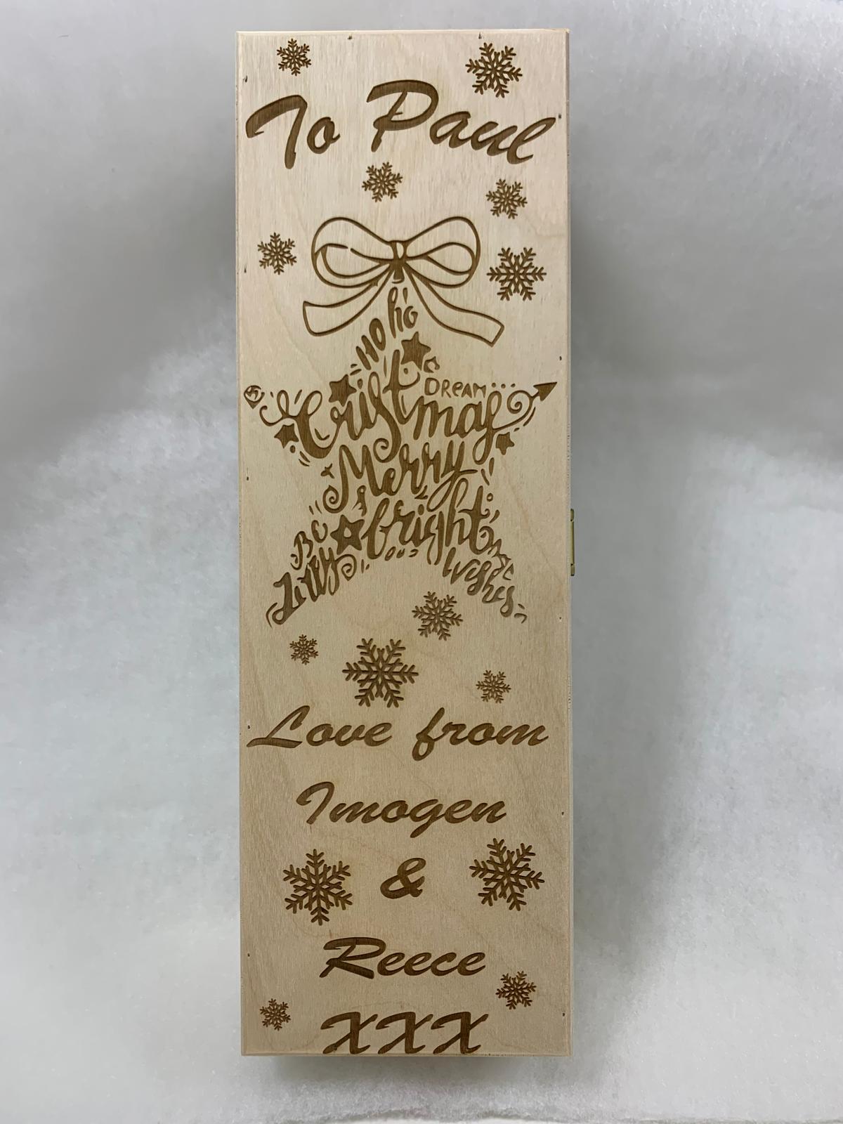 Personalised Wooden Bottle Boxes – Thoughtful Gifts with a Unique Touch