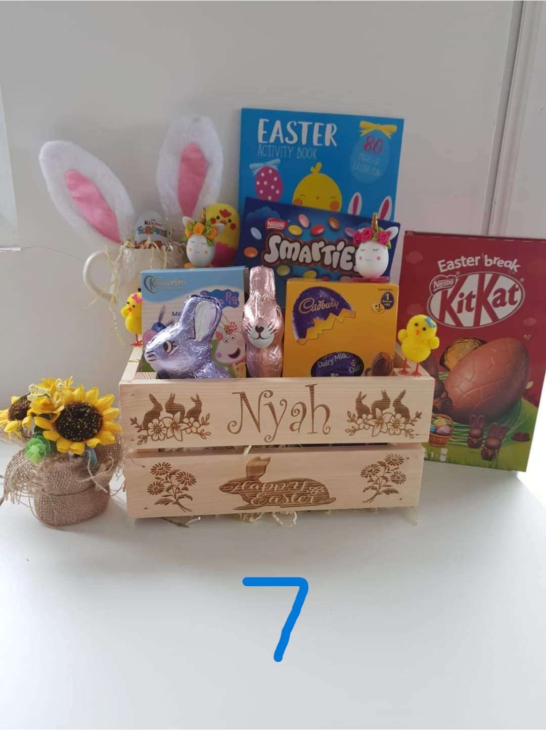 🐣 Personalised Easter Wooden Crates