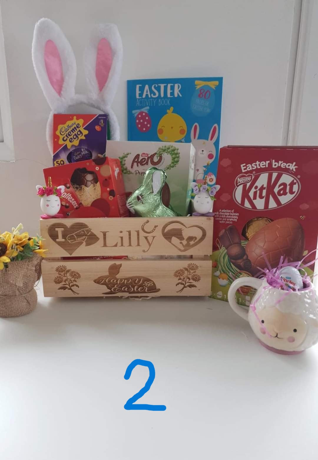 🐣 Personalised Easter Wooden Crates