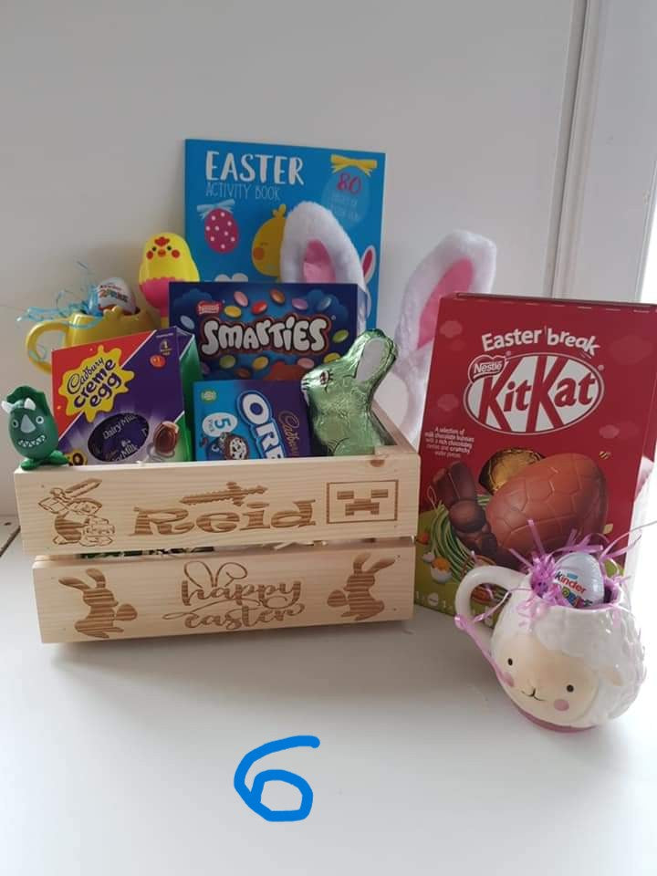 🐣 Personalised Easter Wooden Crates