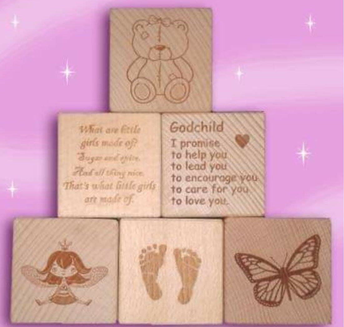 Personalised Wooden Baby Block – A Treasured Keepsake for Life