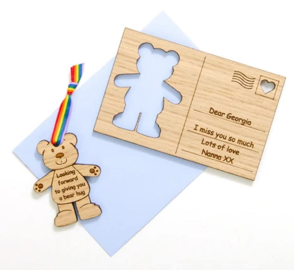 Personalised Wooden Keepsake Cards