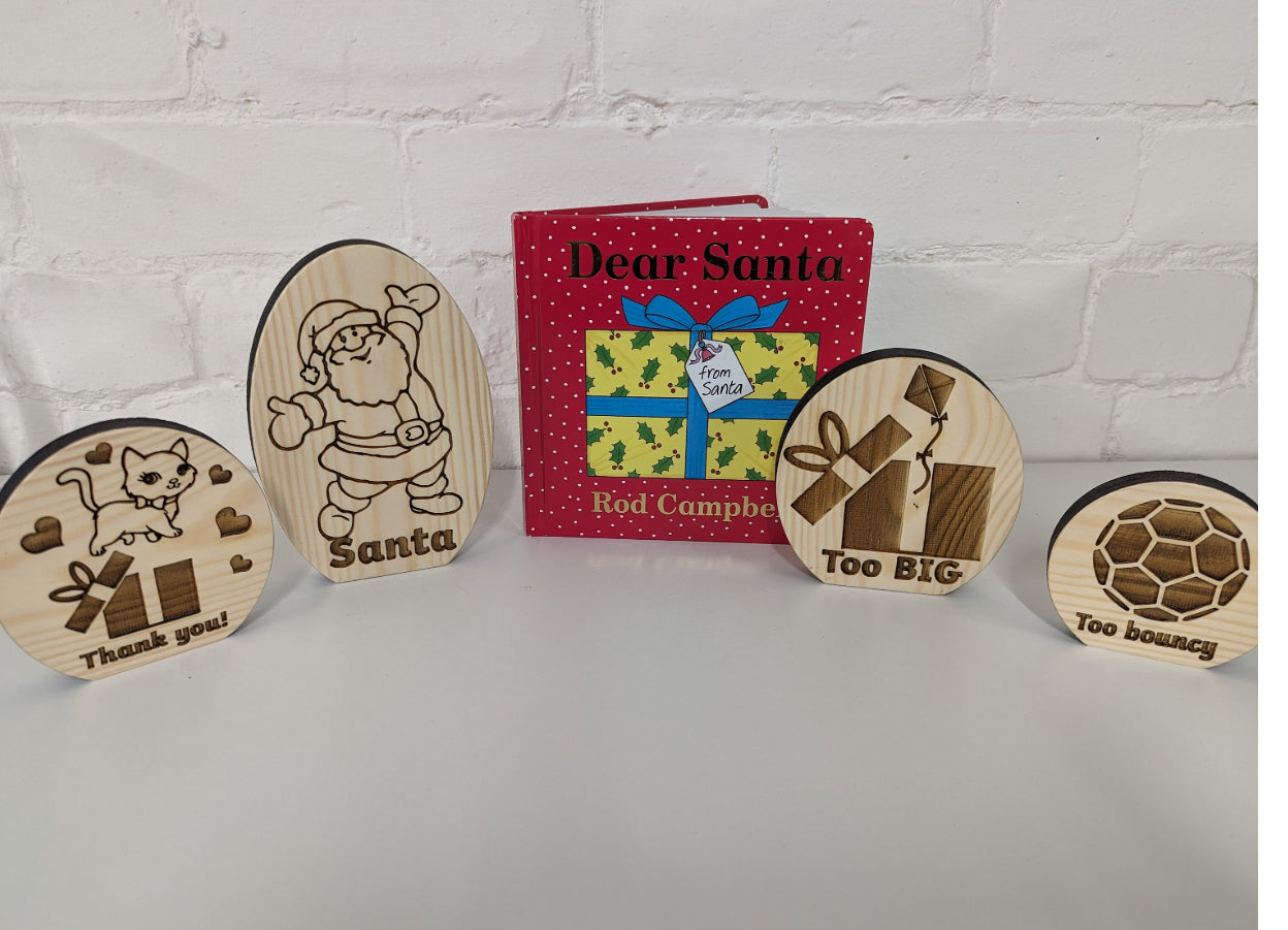 Wooden Story Sack - Inspired by the Dear Santa Story