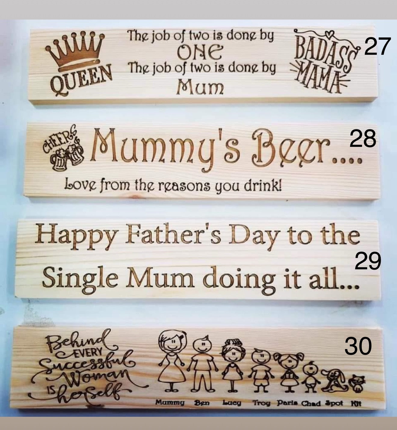 Father’s Day Crates – Personalised & Handmade